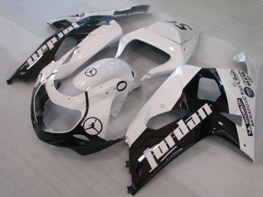 Buy 2001-2003 Suzuki GSXR 600 / GSXR 750 Motorcycle Fairings - White Glossy Black Jordan Michelin Canada