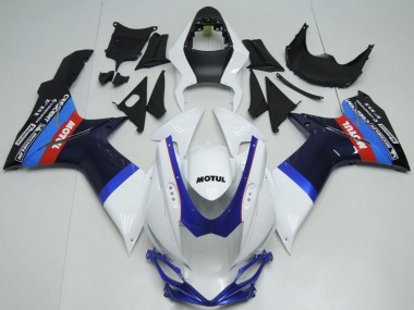 Buy 2011-2024 Suzuki GSXR 600 / GSXR 750 Motorcycle Fairings - White Blue Black Red Motul Canada