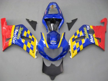 Buy 2001-2003 Suzuki GSXR 600 / GSXR 750 Motorcycle Fairings - Blue Yellow Red Telefumica MoviStar Canada