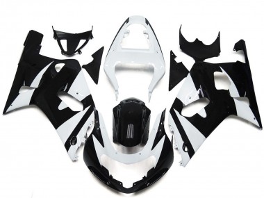 Buy 2001-2003 Suzuki GSXR 600 / GSXR 750 Motorcycle Fairings - White Glossy Black OEM Style Canada