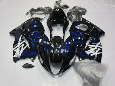 Buy 1996-2007 Suzuki GSXR 1300 Motorcycle Fairings - Blue Swirl Canada