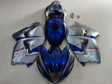 Buy 1996-2007 Suzuki GSXR 1300 Motorcycle Fairings - Deep Blue Silver Canada