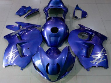 Buy 1996-2007 Suzuki GSXR 1300 Motorcycle Fairings - Glossy Blue Silver Logo Canada