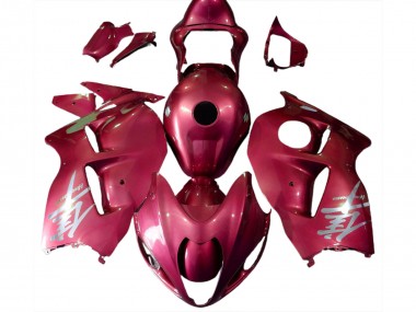 Buy 1996-2007 Suzuki GSXR 1300 Motorcycle Fairings - Glossy Red Silver Logo Canada