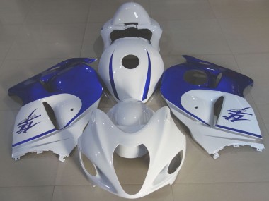 Buy 1996-2007 Suzuki GSXR 1300 Motorcycle Fairings - Glossy White Blue Canada