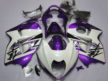 Buy 1996-2007 Suzuki GSXR 1300 Motorcycle Fairings - Glossy White Purple Canada