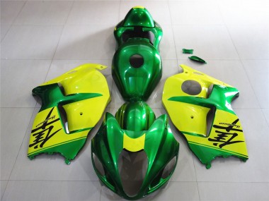 Buy 1996-2007 Suzuki GSXR 1300 Motorcycle Fairings - Green and Yellow Canada