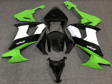 Buy 2008-2010 Kawasaki ZX10R Motorcycle Fairings - Green White Black Canada