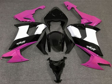 Buy 2008-2010 Kawasaki ZX10R Motorcycle Fairings - Glossy Pink Black and White Canada