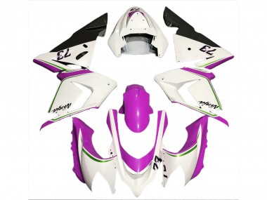 Buy 2004-2005 Kawasaki ZX10R Motorcycle Fairings - Glossy White Pink Canada