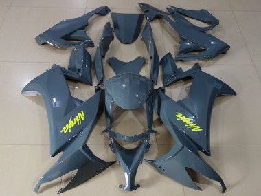 Buy 2008-2010 Kawasaki ZX10R Motorcycle Fairings - Dark Nardo Grey High Viz Yellow Canada