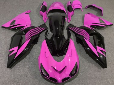 Buy 2006-2011 Kawasaki ZX14R Motorcycle Fairings - Pink Glossy Black Canada