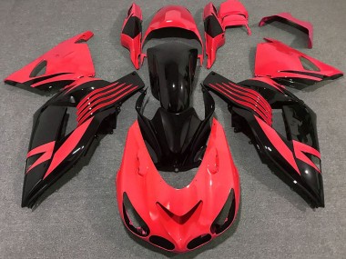 Buy 2006-2011 Kawasaki ZX14R Motorcycle Fairing - Red Glossy Black Canada