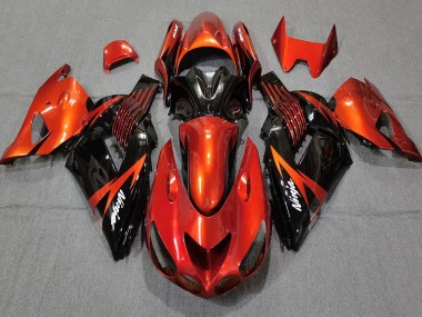 Buy 2006-2011 Kawasaki ZX14R Motorcycle Fairings - Red Glossy Black Canada
