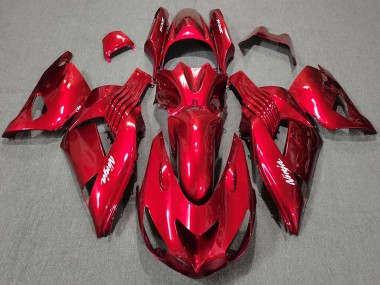 Buy 2006-2011 Kawasaki ZX14R Motorcycle Fairings - Red White Ninja Canada