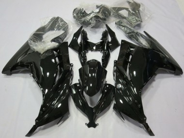 Buy 2013-2024 Kawasaki Ninja 300 Motorcycle Fairings - Glossy Black Canada