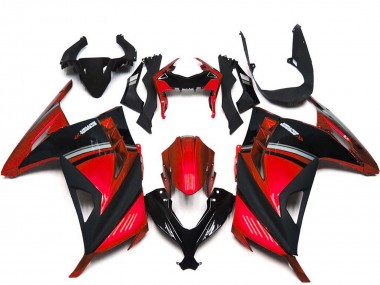 Buy 2013-2024 Kawasaki Ninja 300 Motorcycle Fairings - Red Black Canada
