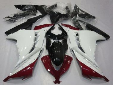 Buy 2013-2024 Kawasaki Ninja 300 Motorcycle Fairings - White Maroon Red Black Canada