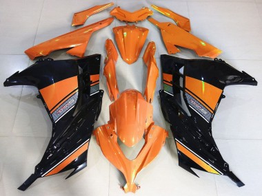 Buy 2013-2024 Kawasaki Ninja 300 Motorcycle Fairings - Orange Black Canada