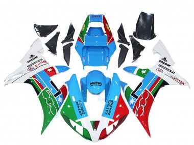 Buy 2002-2003 Yamaha R1 Motorcycle Fairings - White Blue Red Green Motul Michelin Dunlop Canada