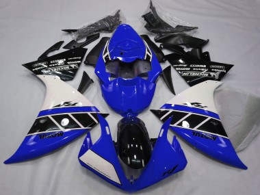 Buy 2012-2014 Yamaha R1 Motorcycle Fairings - White Blue Glossy Black Canada