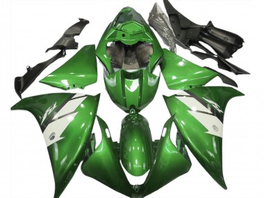 Buy 2012-2014 Yamaha R1 Motorcycle Fairings - Green White Canada