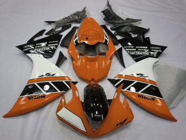 Buy 2012-2014 Yamaha R1 Motorcycle Fairings - Orange White Glossy Black Canada