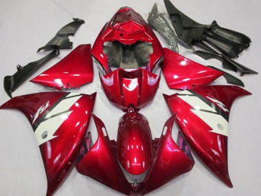 Buy 2012-2014 Yamaha R1 Motorcycle Fairings - Red White Canada