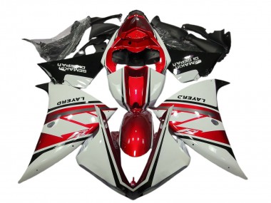 Buy 2012-2014 Yamaha R1 Motorcycle Fairings - White Red Black Layerd Semakin Didepan Canada