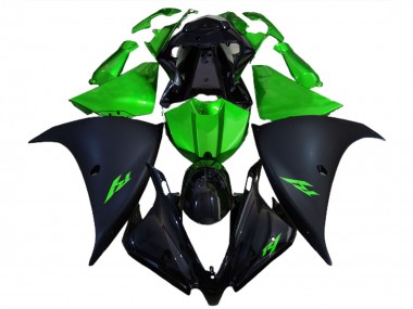 Buy 2012-2014 Yamaha R1 Motorcycle Fairings - Glossy Black Matte Black Green Canada