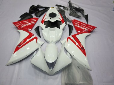 Buy 2012-2014 Yamaha R1 Motorcycle Fairings - White Red Canada