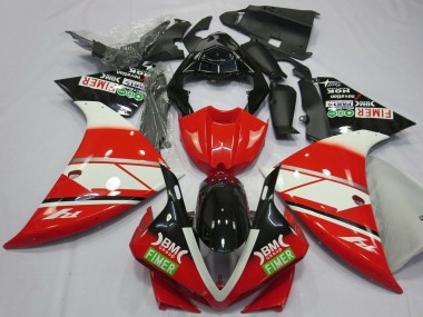 Buy 2012-2014 Yamaha R1 Motorcycle Fairings - Red White Black Fimer Canada