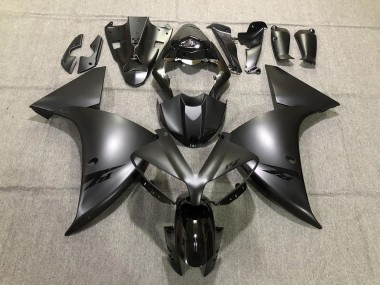 Buy 2012-2014 Yamaha R1 Motorcycle Fairings - Glossy Black Matte Black Canada