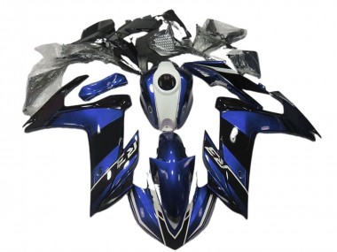 Buy 2015-2018 Yamaha R3 Motorcycle Fairings - Blue White Glossy Black Canada