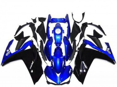 Buy 2015-2018 Yamaha R3 Motorcycle Fairings - Blue Glossy Black Canada