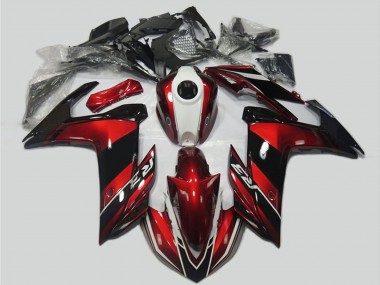 Buy 2015-2018 Yamaha R3 Motorcycle Fairing Kits - Red White Glossy Black Canada