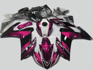 Buy 2015-2018 Yamaha R3 Motorcycle Fairing Kits - Purple White Glossy Black Canada