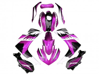 Buy 2015-2018 Yamaha R3 Motorcycle Fairings - Pink White Glossy Black Shark Canada