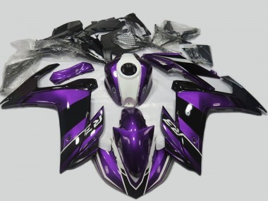 Buy 2015-2018 Yamaha R3 Motorcycle Fairing - Purple White Glossy Black Canada