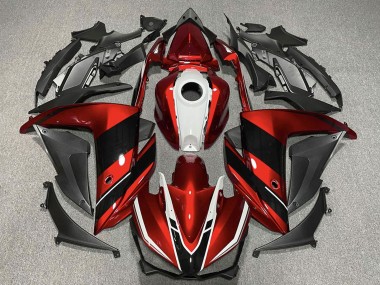 Buy 2015-2018 Yamaha R3 Motorcycle Fairings - Red White Glossy Black Canada