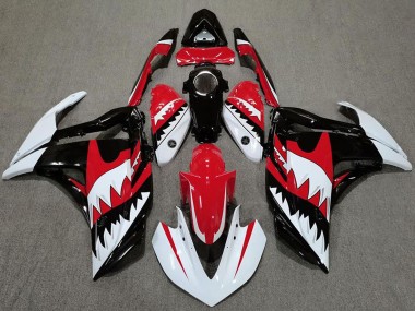 Buy 2015-2018 Yamaha R3 Motorcycle Fairings - White Red Black Shark Canada
