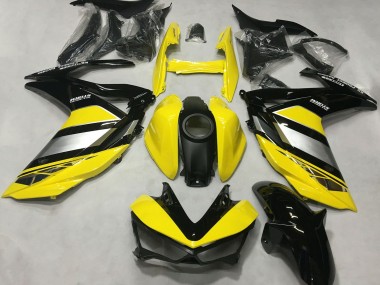Buy 2015-2018 Yamaha R3 Motorcycle Fairings - Yellow Silver Glossy Black Canada