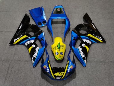Buy 1998-2002 Yamaha R6 Motorcycle Fairings - Blue Yellow Black Shark 46 Canada