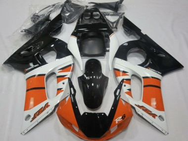 Buy 1998-2002 Yamaha R6 Motorcycle Fairings - White Orange Glossy Black Canada