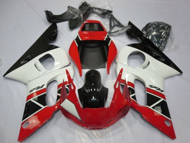 Buy 1998-2002 Yamaha R6 Motorcycle Fairings - Red White Glossy Black OEM Style Canada