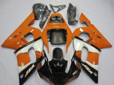 Buy 1998-2002 Yamaha R6 Motorcycle Fairings - Orange White Glossy Black Canada