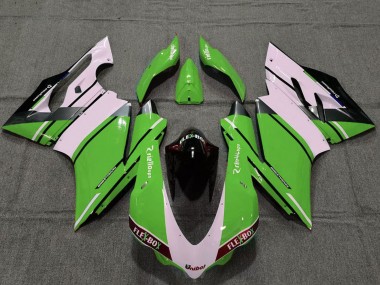 Buy 2015-2020 Ducati 959 1299 Motorcycle Fairings - White Green Glossy Black Unibat Flex-Box OEM Style Canada
