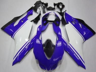 Buy 2011-2014 Ducati 1199 Motorcycle Fairings - Glossy Blue White Black Canada