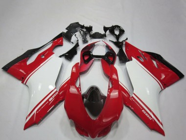 Buy 2011-2014 Ducati 1199 Motorcycle Fairings - White Red Black OEM Style Canada