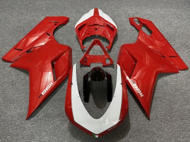 Buy 2007-2014 Ducati 1198 Motorcycle Fairings - Red White Black Canada